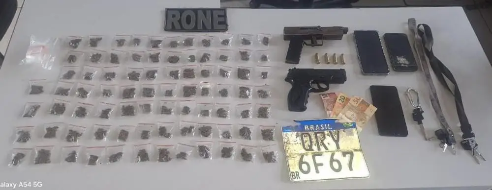 PM apreende arma de fogo