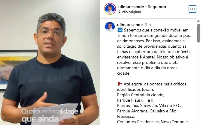 Câmara oficializa pedido à ANATEL