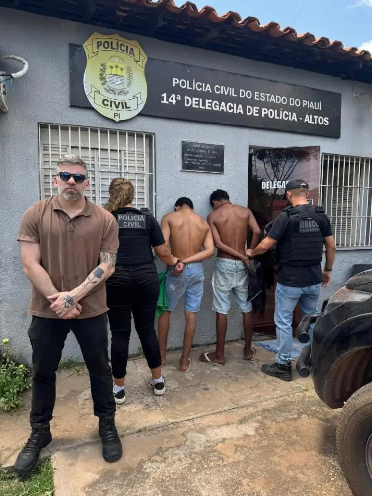 Dois homens são presos em Altos por série de furtos
