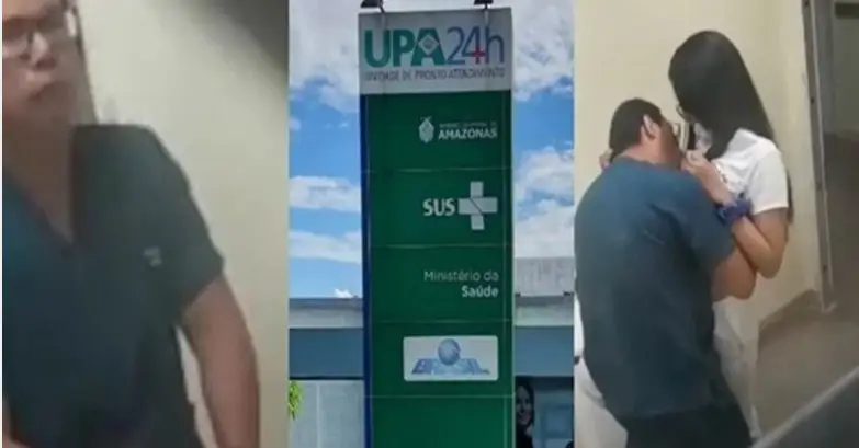 Escândalo na UPA: médico e enfermeira são filmados transando