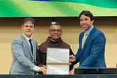 Frei Leandro recebe cidadania piauiense (Foto: Reprodução)