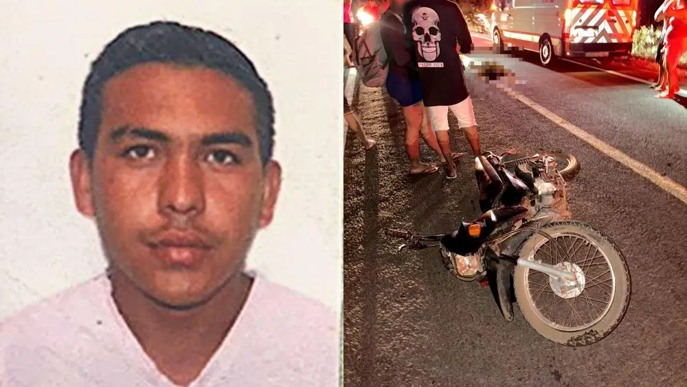 Homem de 32 anos morre em acidente de moto