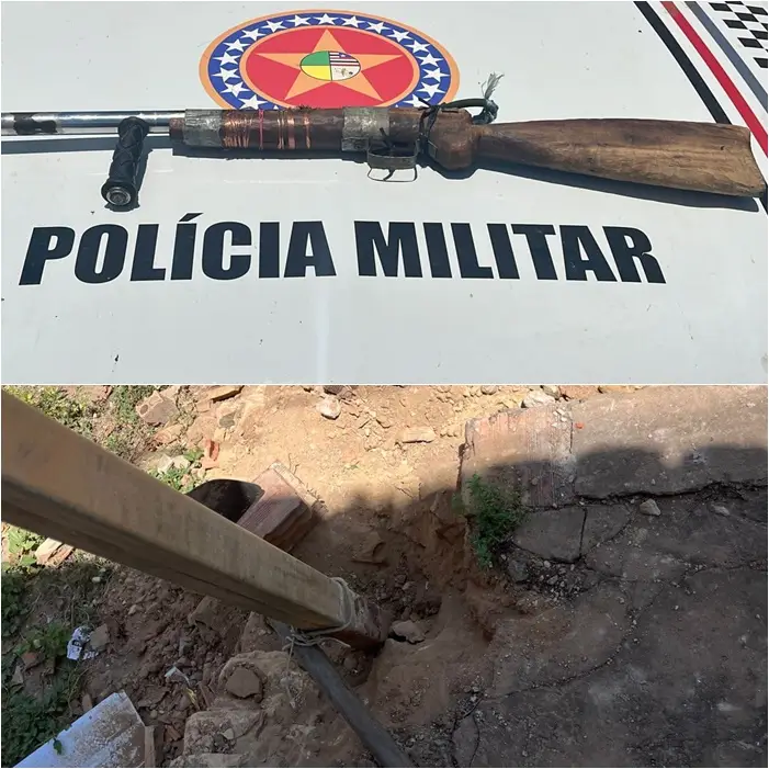 Homem tenta arrancar poste, e é preso pela 3ª CIA do 11º BPM-MA