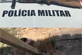 Homem tenta arrancar poste, e é preso pela 3ª CIA do 11º BPM-MA (Foto: Reprodução)