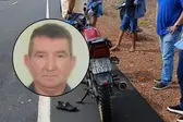 Idoso morre após colisão entre moto e carro (Foto: Reprodução)