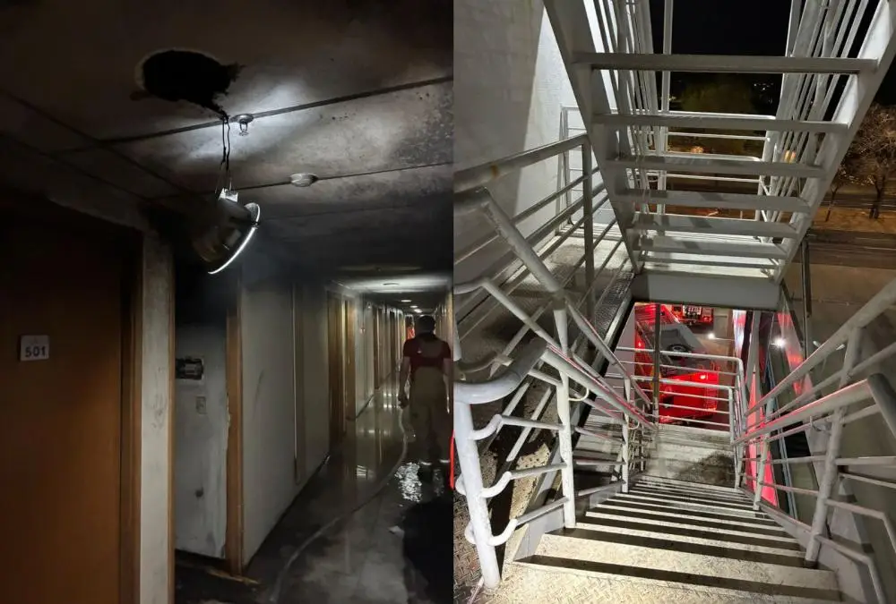 Incêndio atinge hotel na zona Leste de Teresina