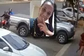 Mulher é perseguida e executada (Foto: Reprodução)