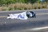 Mulher morre após ser atingida por caminhão (Foto: Reprodução)