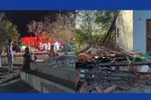 Oito jovens ficam feridos após teto desabar durante acampamento religioso (Foto: Reprodução)