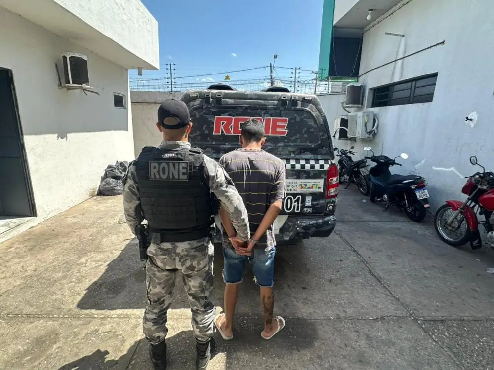Polícia Militar cumpre mandado de prisão e apreende arma de fogo