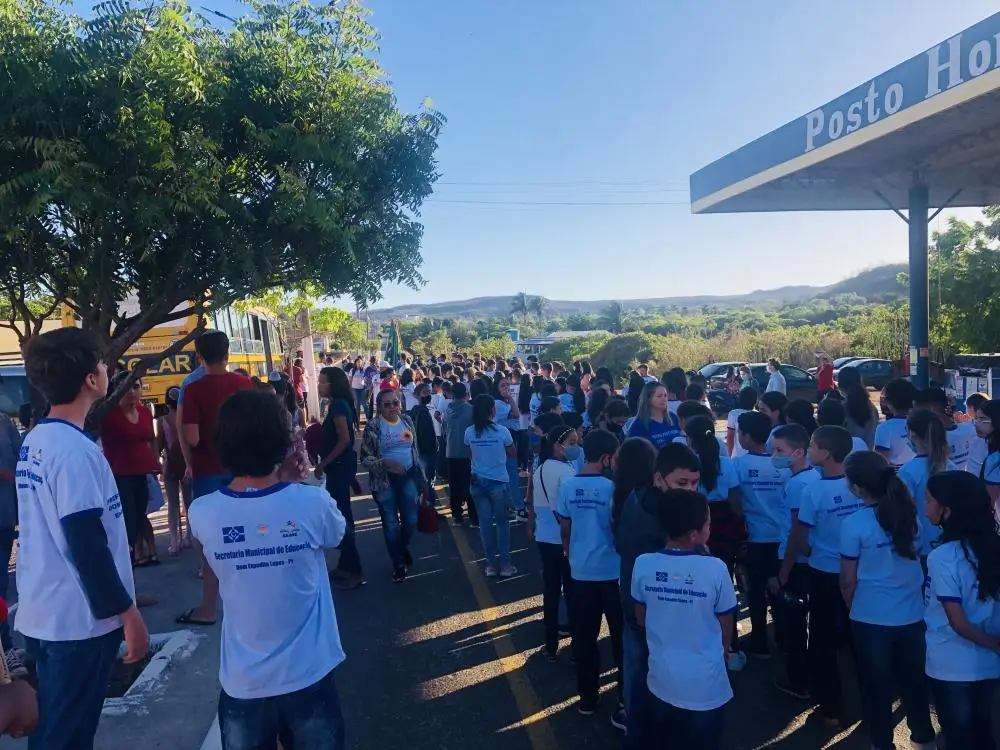 Ensaio geral para o desfile de 7 de Setembro