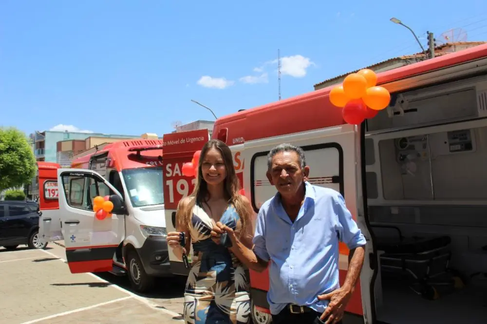 As novas ambulâncias renovarão a frota de veículos do SAMU de Picos (Foto: Jackelany Vasconcelos)
