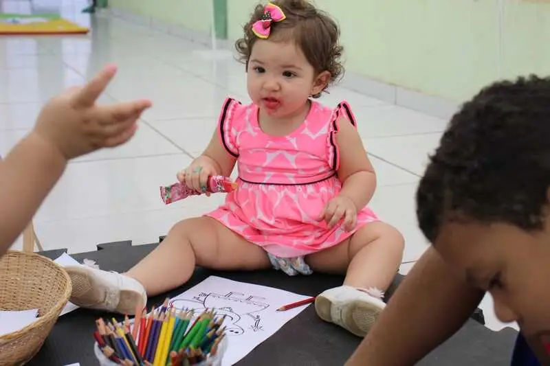 Atividades lúdicas foram desenvolvidas com as crianças (Foto: Iranete Dantas)
