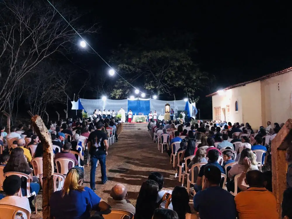 Missa da 24ª Festa de Nossa Senhora Aparecida na Baixa Grande.