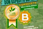 Município conquista maus um selo ecológico  (Foto: ASCOM)