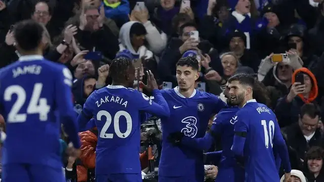 Chelsea x Bournemouth gol Havertz (Foto: Reuters)