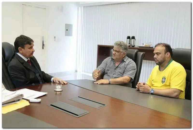 wellington Dias, Silva Júnior e Ziza Carvalho 