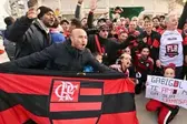 Torcedores do Flamengo, antes de partida contra o Al Hilal Imagem: Tullio Puglia - FOTO: FIFA/FIFA via Getty Images (Foto: Bruno Braz - UOL)