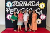 Secretária de educação Lêda Maria com a equipe da SME (Foto: Ascom)