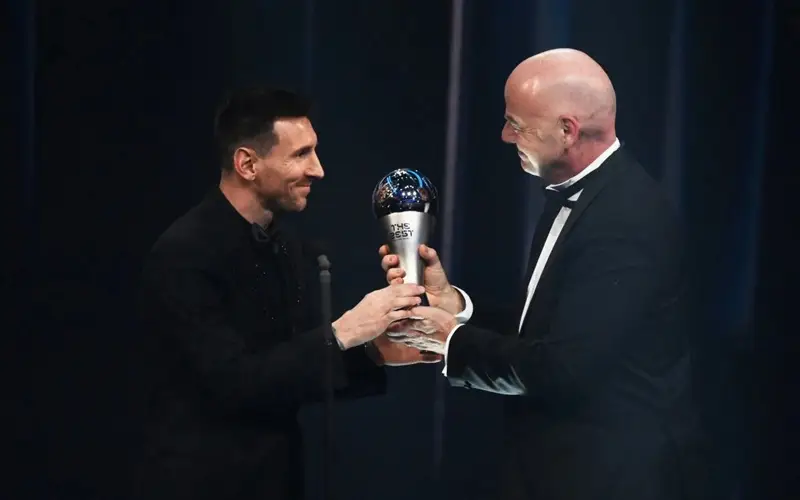 Messi foi eleito o melhor jogador do mundo pela sétima vez pela Fifa - FOTO: FRANCK FIFE / AFP