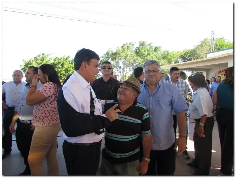 Chegada do governador