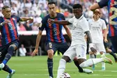 Real Madrid e Barcelona fazem primeiro clássico na semifinal da Copa do Rei (FOTO: OSCAR DEL POZO CANAS / AFP) (Foto: Lance!)