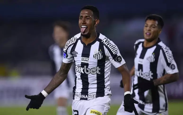 Rwan Seco disputou sete jogos e marcou um gol em 2023 (Foto: Ivan Storti/Santos FC)