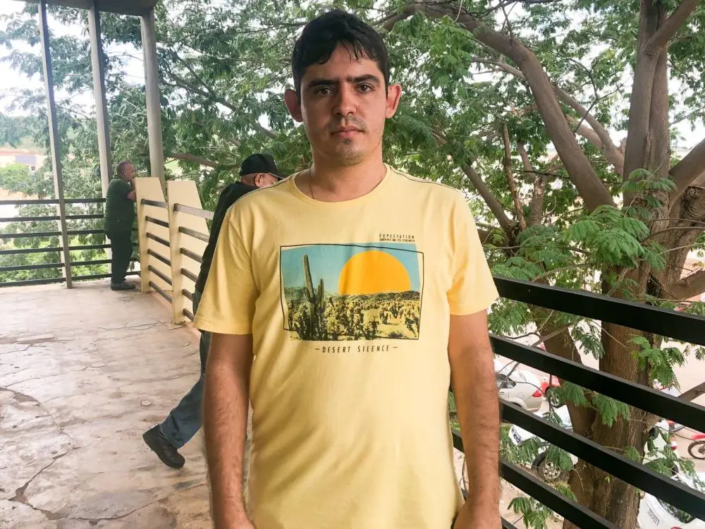 Secretário de Esportes, Paulo Filho, fala sobre as atividades em comemoração ao Dia do Trabalhador (Foto: Isael Pereira)