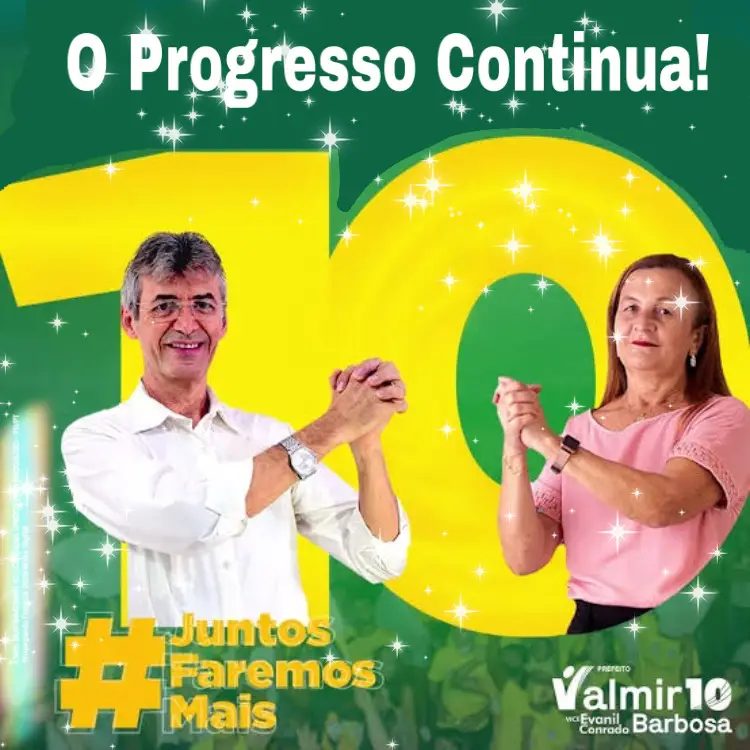 Justiça julga improcedente pedido de cassação do prefeito Valmir Barbosa e vice Evanil Conrado