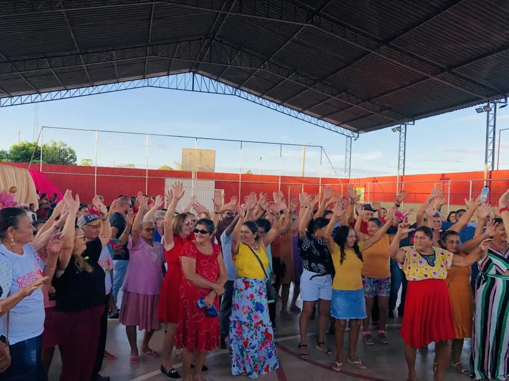 Festa das mães do grupo de idosos do SCFV