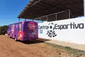 Ônibus da Mamografia em Dom Expedito Lopes (Foto: ASCOM)