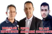 Trio que mais trabalhou pelo esporte serrajoense (Foto: )
