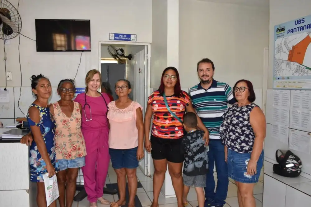 Reunião aconteceu na UBS do Pantanal (Foto: Daniel Holanda)