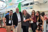 O fisioterapeuta Alan Menezes, equipe do COSEMS - PI e a nutricionista Poliana Moraes.  (Foto: ASCOM-PMJP)