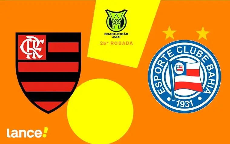 Flamengo x Bahia (Foto: Arte/Lance!)