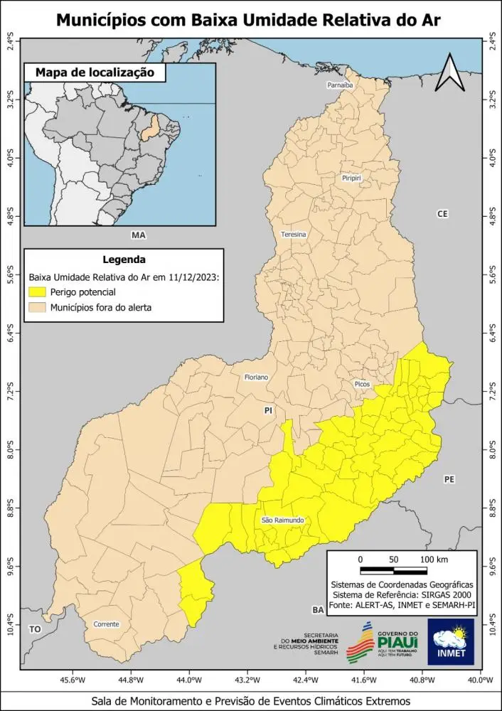 Foto: Reprodução/INMET
