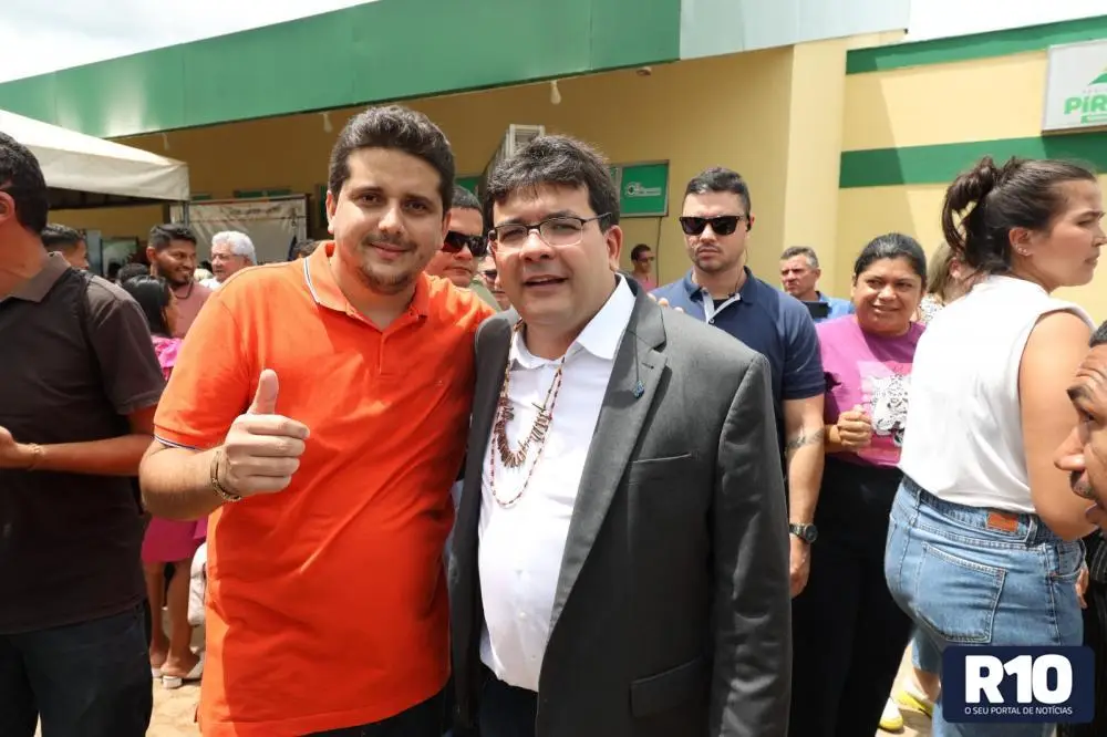 Junior Aguiar com o Gov. Rafael Fonteles