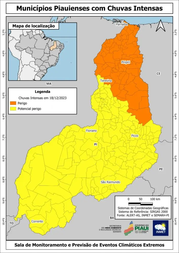 Foto: Reprodução/SEMARH