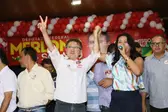 Prefeita Doquinha (PT), discursando no lançamento da campanha de Merlong Solano (Foto: Adelmir Andrade)