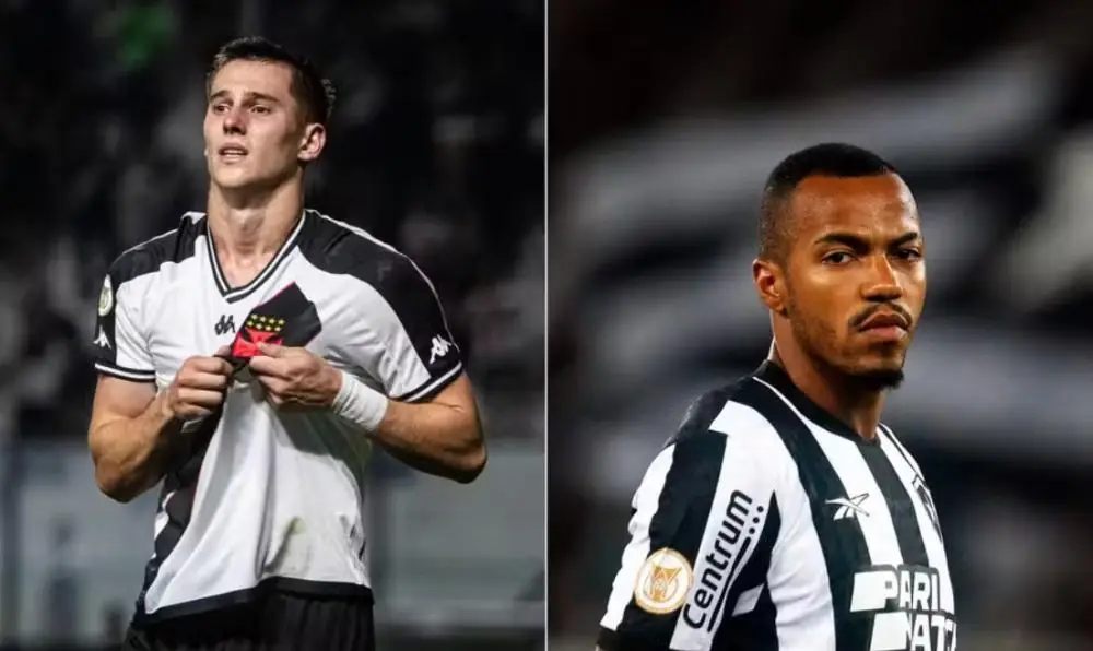 Foto: Leandro Amorim/Vasco; Vitor Silva/Botafogo