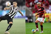 Foto: Vitor Silva/Botafogo; Marcelo Cortes/Flamengo (Foto: )