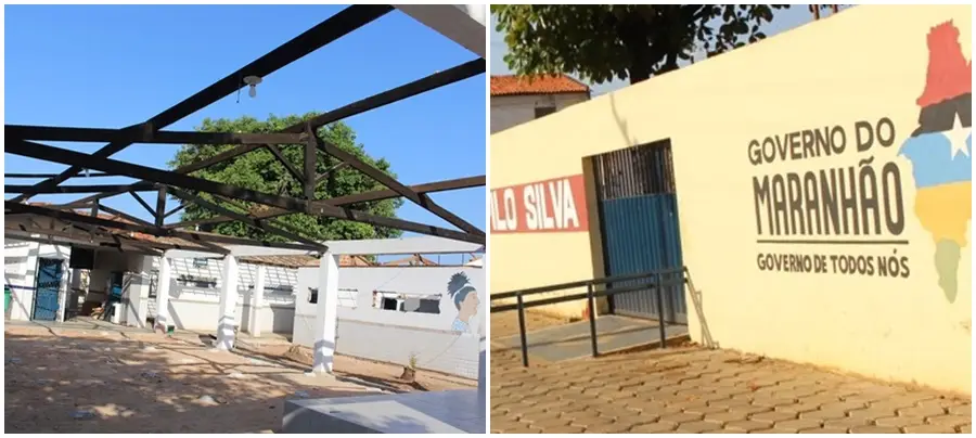 Segundo informações, no Colégio Conceição Teófilo Silva apenas 4 trabalhadores tocam a obra, mas nesta sexta-feira nenhum se apresentou no local de trabalho