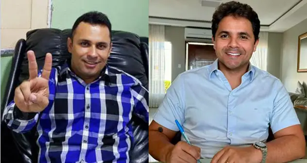 Em vídeo, Prefeito de Afonso Cunha Arquimedes Bacelar(esquerda) desafia Bruno Silva, prefeito de Coelho, para briga.