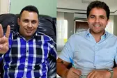 Em vídeo, Prefeito de Afonso Cunha Arquimedes Bacelar(esquerda) desafia Bruno Silva, prefeito de Coelho, para briga. (Foto: Blog do Castro)