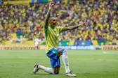 Raphinha foi decisivo no Mané Garrincha Creéditos: Rafael Ribeiro / CBF (Foto: CBF)