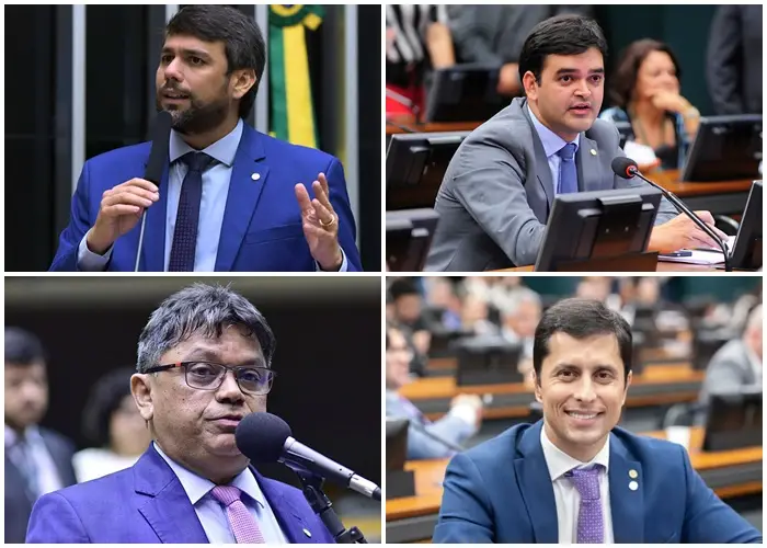 Pedro Lucas, Rubens Júnior, Márcio Jerry e Duarte Júnior assinaram PEC que reduz jornada de trabalho no país.