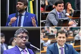 Pedro Lucas, Rubens Júnior, Márcio Jerry e Duarte Júnior assinaram PEC que reduz jornada de trabalho no país. (Foto: )