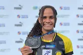 Letícia Lima disputará o Sul-Americano de Mar del Plata, na Argentina , e o  7º Campeonato Mundial de Revezamentos de Guangzhou 2025, na China (Foto: CBAt)
