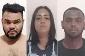 'Da Dodge', 'Problemática' e 'Da Pop' foram sentenciados a penas que somadas ultrapassam a 35 anos de reclusão (Foto: PC-MA/Timon)