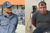 Capitão Breno foi baleado e morreu. Tenente Cássio, suspeito, foi preso — Foto: Reprodução/Redes sociais (Foto: )